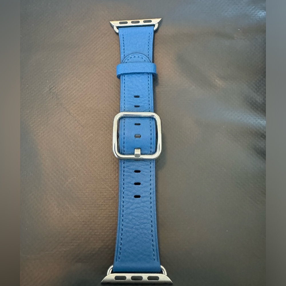 Apple Watch Classic Buckle Leather Blue